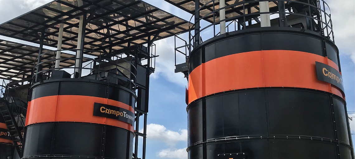 Technologies such as CompoTower help to minimise environmental impact.