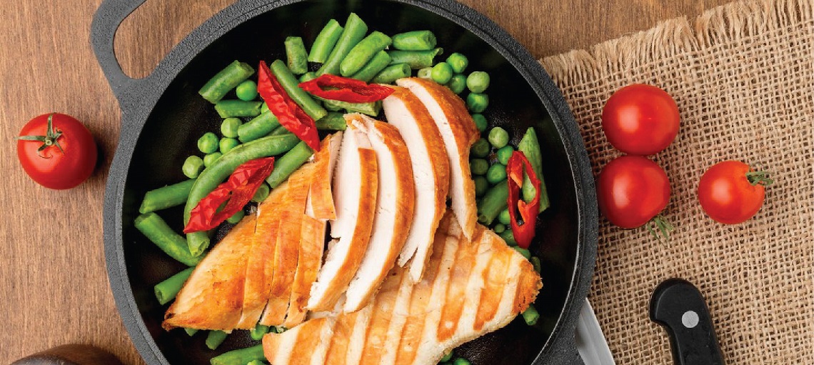 Chicken meat is a nutrient-dense, versatile and lean protein source. 