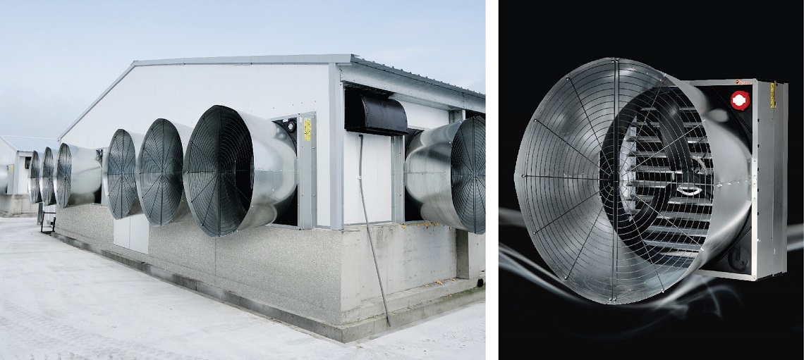 Big Dutchman AirMaster Evo with large & sustainable airflow capacity