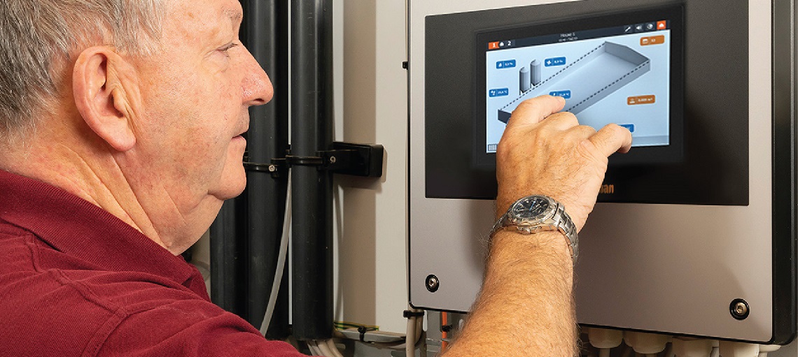 Use of a climate computer allows for stable temperatures in the house.