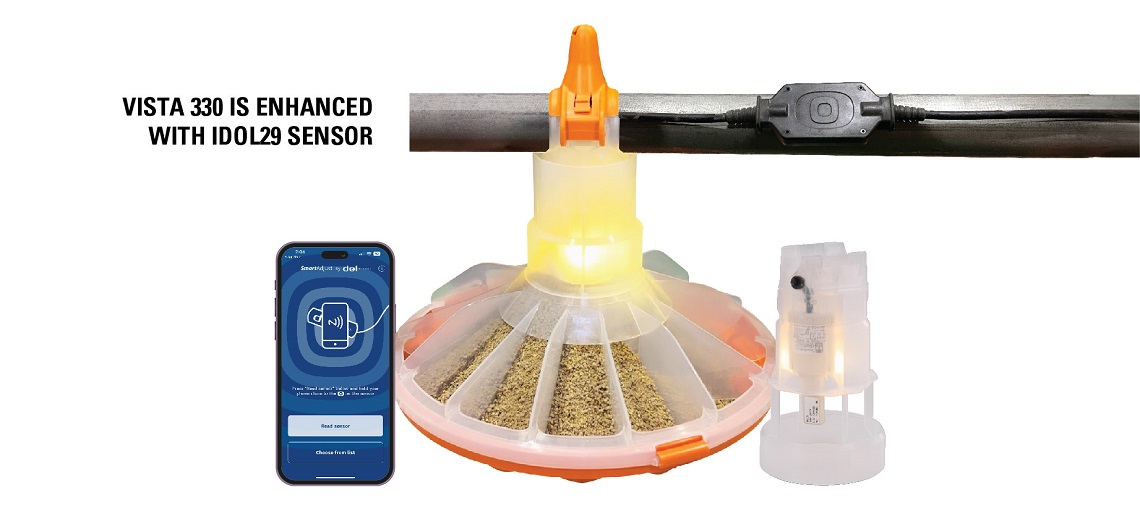 Vista 330 is enhanced with LED illumination to attract broilers.